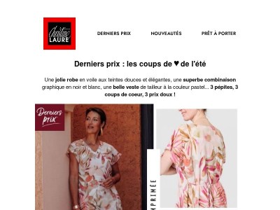 Derniers prix : les coups de ♥️ de l'été