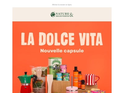 Nouvelle collection : La Dolce Vita 🍅