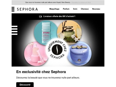 Nos produits de beauté exclusifs