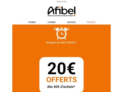 ⏰ Profitez de cette offre avant ce soir minuit !