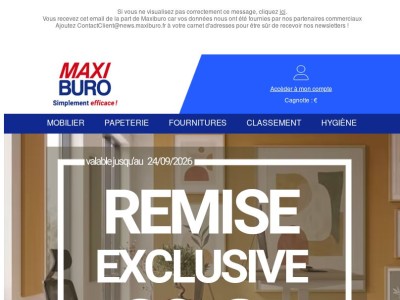 20€ de remise pour votre prochaine commande