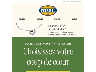 🤍 Un bracelet offert pour vous