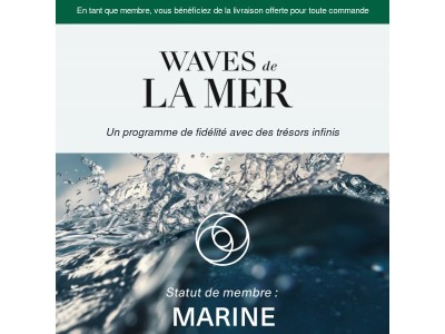Bienvenue dans le programme Waves de La Mer