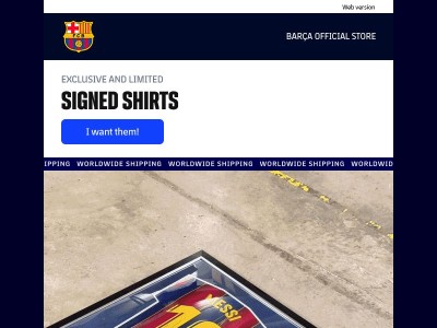 Signed shirts. Exclusive edition. 🔥