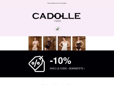 Cadolle vous souhaite une excellente fête