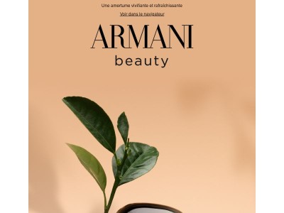 Nouveau parfum Armani/Privé : Orange Méditerranée