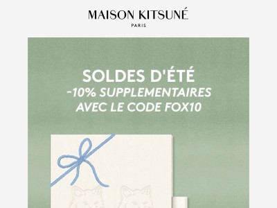-10% supplémentaires | Soldes d'été
