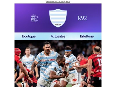🔙 Retour sur le week-end des Racingmen 🏉