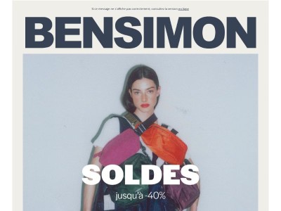 Les soldes continuent jusqu’à -40%