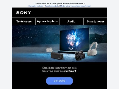 ❄️ Ne manquez pas notre sélection d'hiver !