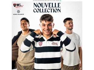 👕 Nouvelle collection SERGE BLANCO X RCT