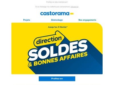 Direction soldes et bonnes affaires ➡️