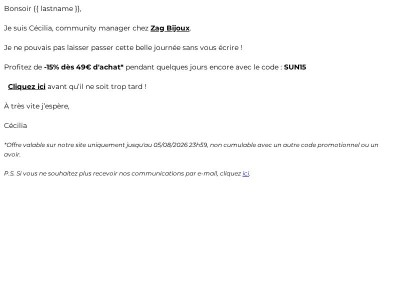 Plus que quelques jours pour profiter de -15%