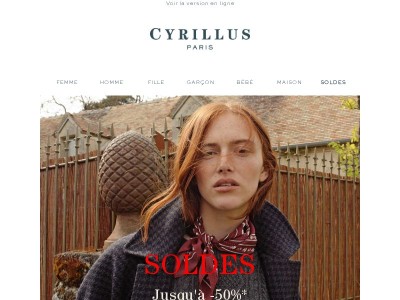 |SOLDES| Notre sélection à -50%* & -10% supp**