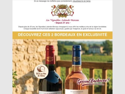 Profitez en exclusivité de ces 2 vins d'exception