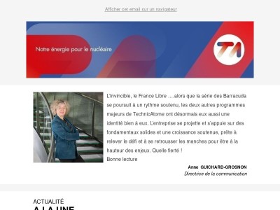 Newsletter TechnicAtome - mai 2026