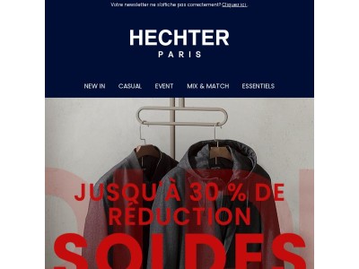 Commencez les soldes d'hiver avec nous