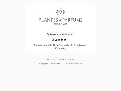 Votre code est : 320901