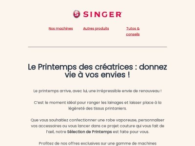 Profitez de nos offres de Printemps